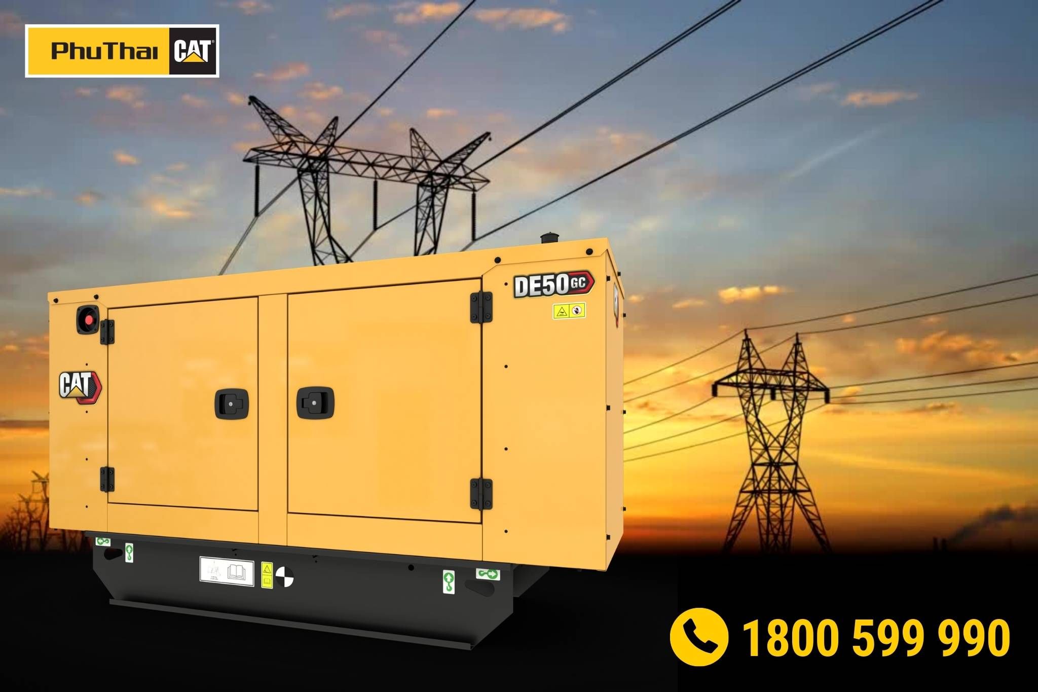 Máy Phát Điện Dự Phòng Cat® – Giải Pháp Điện Năng Bảo Vệ Hoạt Động Liên Tục Của Doanh Nghiệp