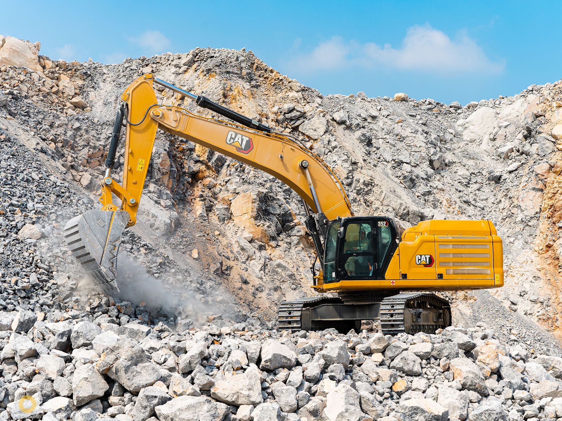 CAT® 352 Next Generation Excavator Offers More Production and Low Costs
