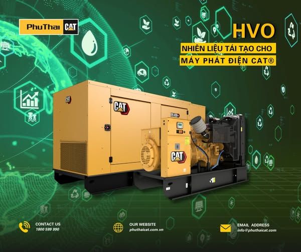 BIODIESEL & HVO – Nhiên Liệu Lỏng Tái Tạo Cho Máy Phát Điện Cat