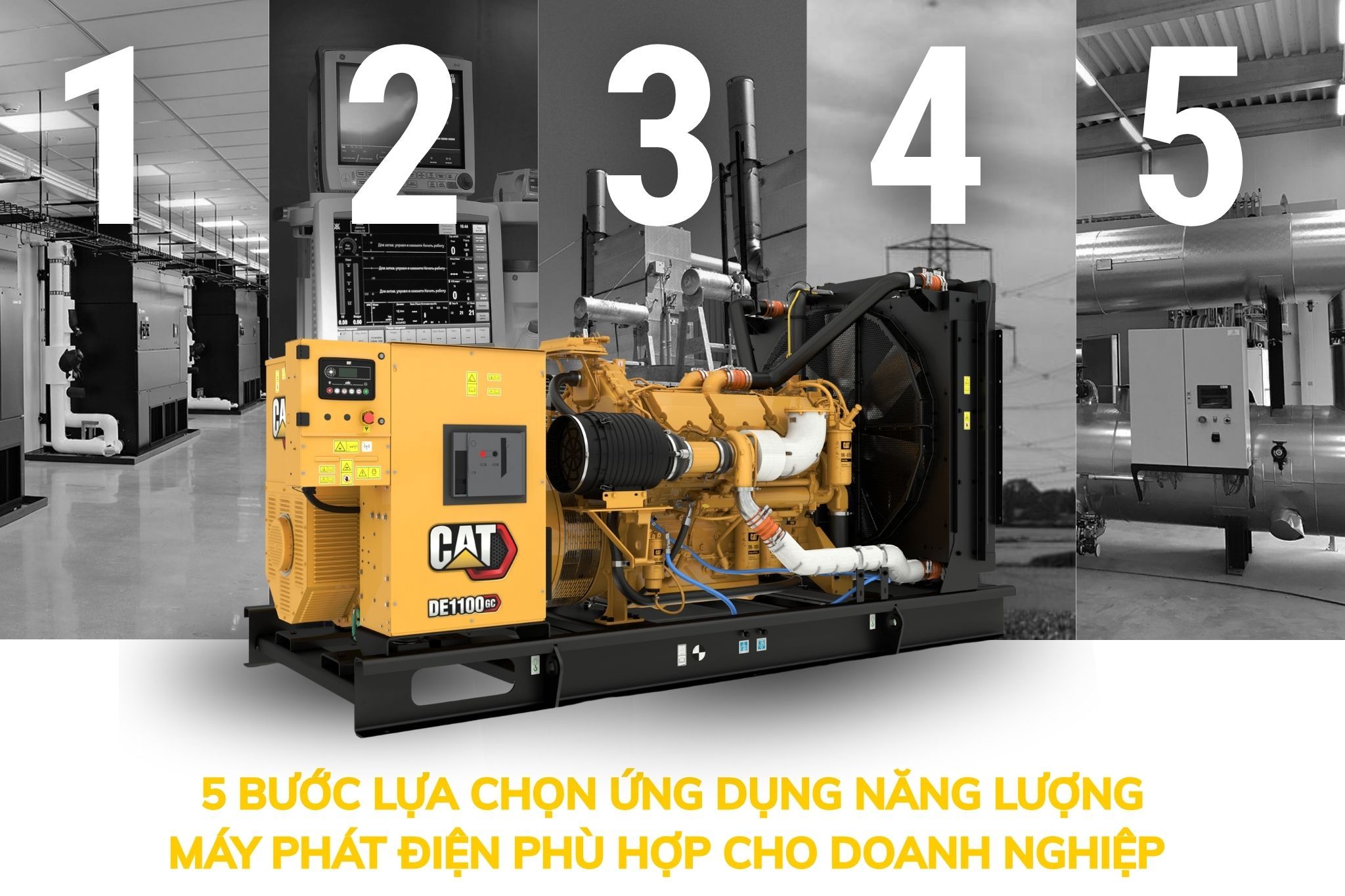 5 Bước Lựa Chọn Ứng Dụng Năng Lượng Máy Phát Điện Phù Hợp Cho Doanh Nghiệp 