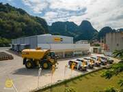 Cat 773E - GF13W - Xe tưới nước dập bụi chuyên dụng hiện đại nhất và lớn nhất Việt Nam chính thức đi vào hoạt động