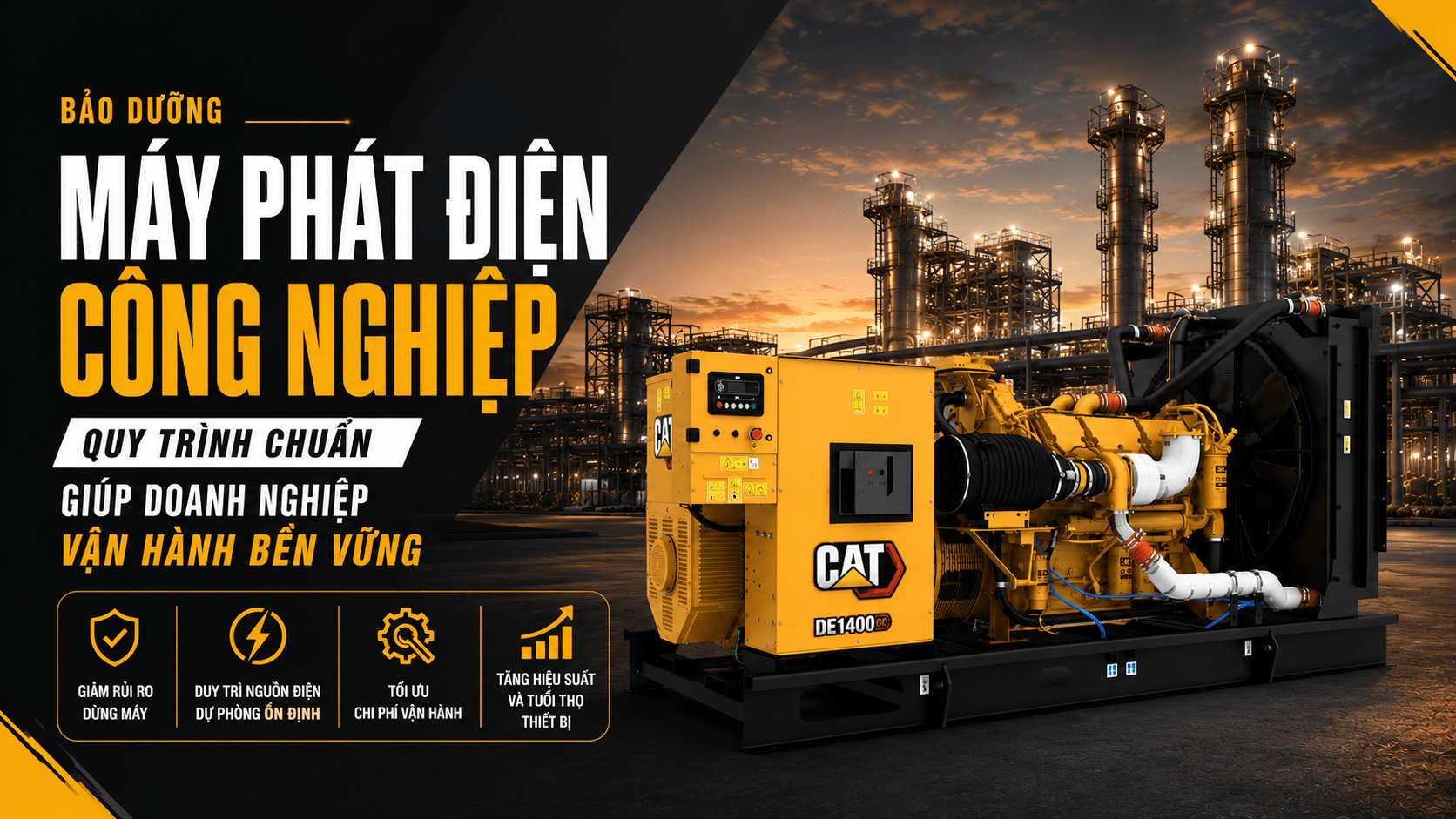 INDUSTRIAL GENERATOR SET MAINTENANCE: STANDARD PROCEDURES FOR SUSTAINABLE BUSINESS OPERATIONS