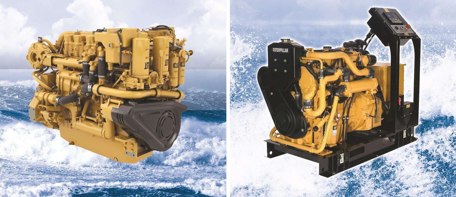Giới thiệu động cơ máy thủy CAT® C18 và máy phát điện CAT® C4.4