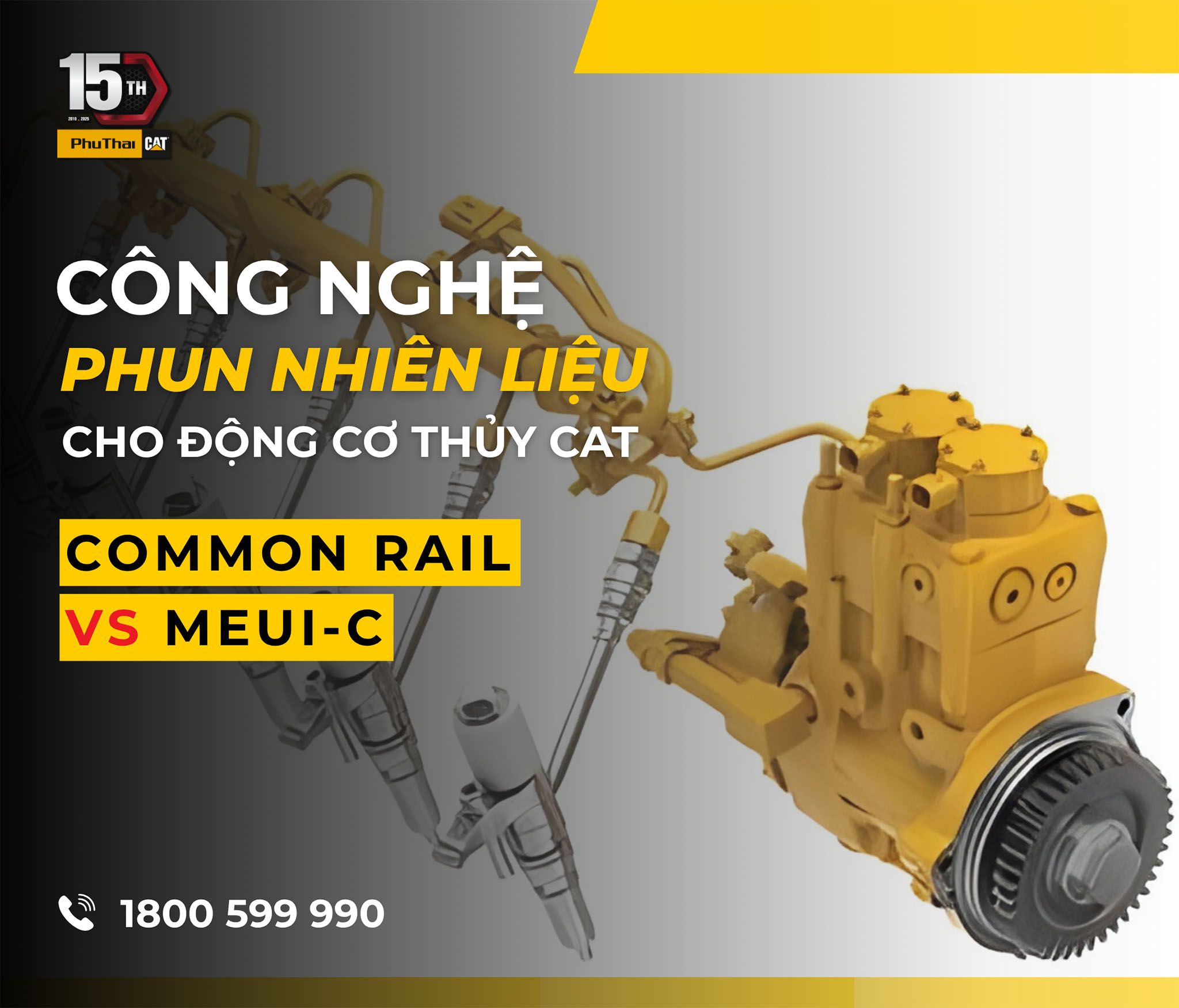 CÔNG NGHỆ PHUN NHIÊN LIỆU HIỆN ĐẠI TRÊN ĐỘNG CƠ THỦY CAT