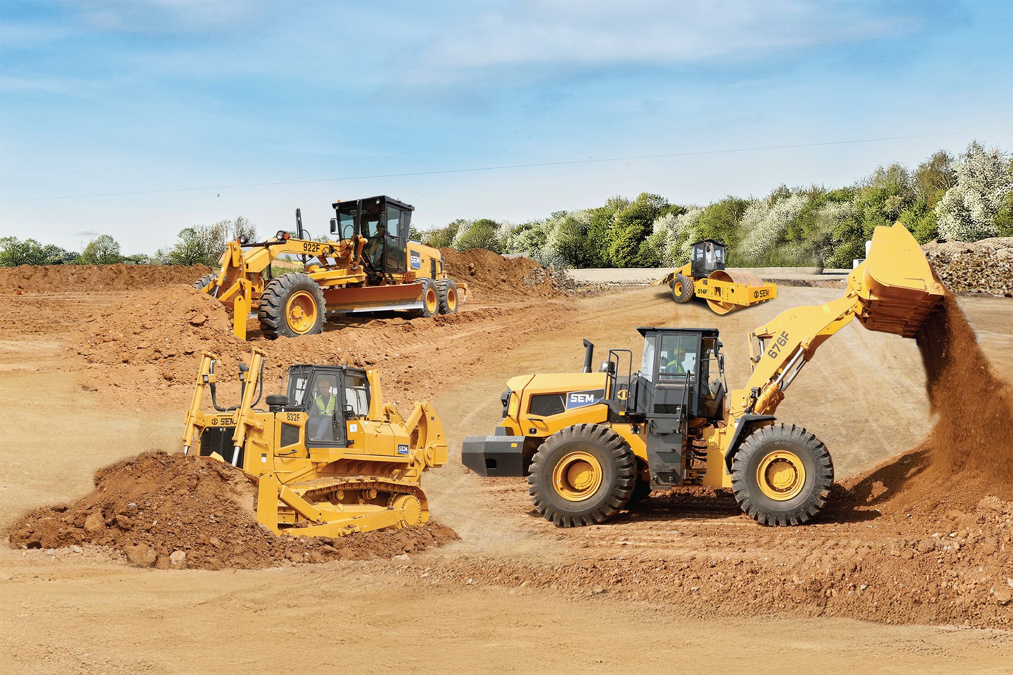SEM Construction Equipment Solutions for Railway, National Highway, Expressway & Airport Projects