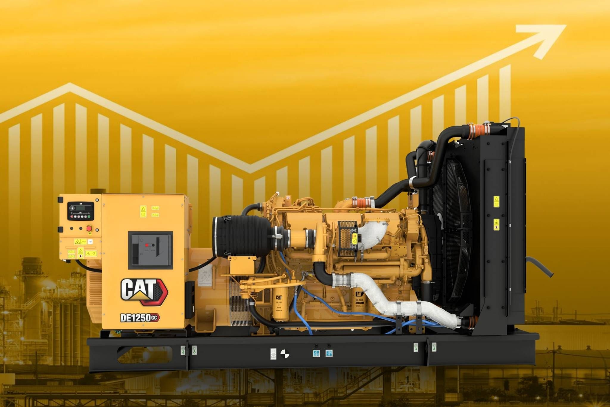 Caterpillar mở rộng dải sản phẩm máy phát điện diesel Cat® GC lên tới 1250 kW và 1500 kVA