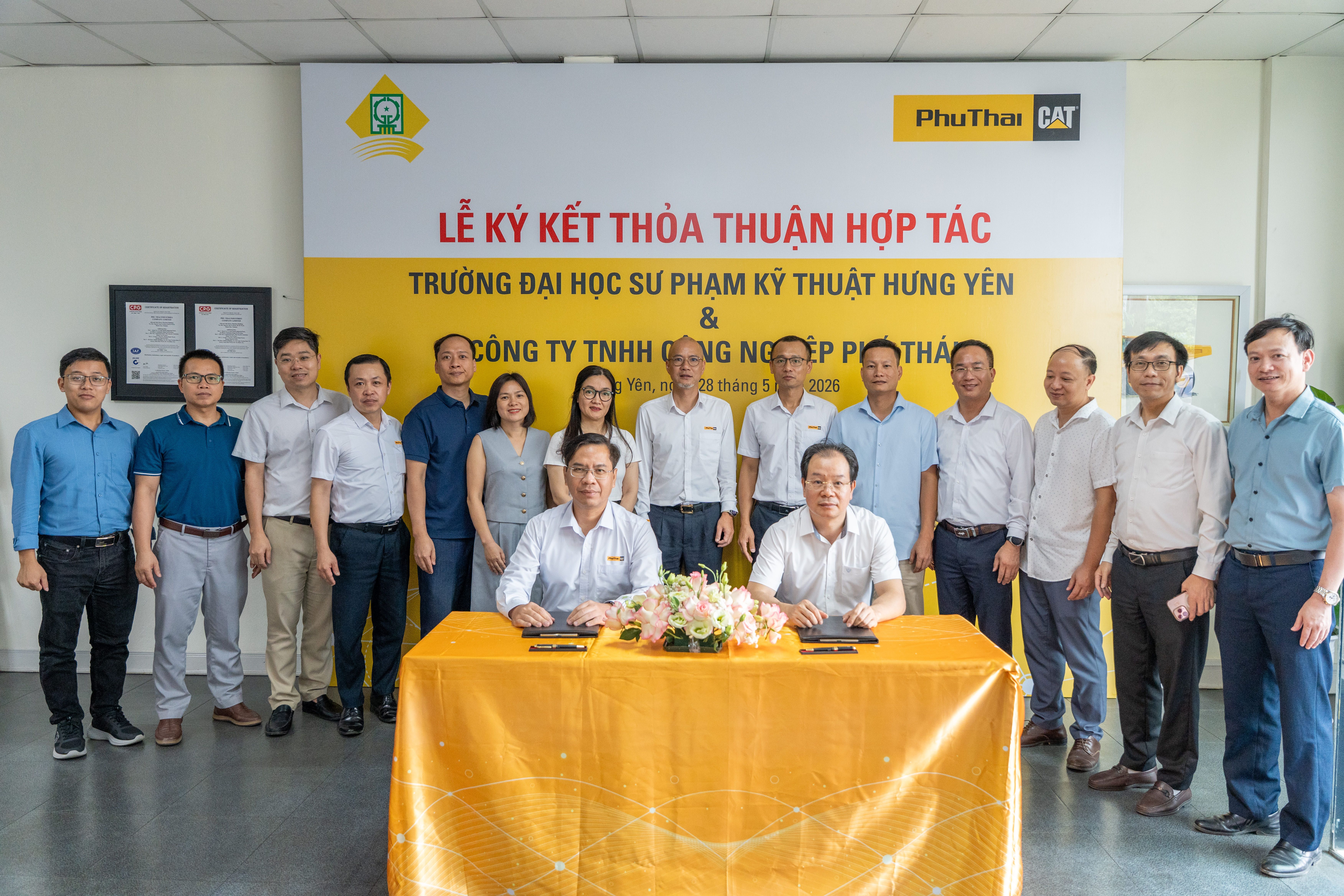 Phu Thai Cat Signs Strategic Partnership with Hung Yen University of Technology and Education