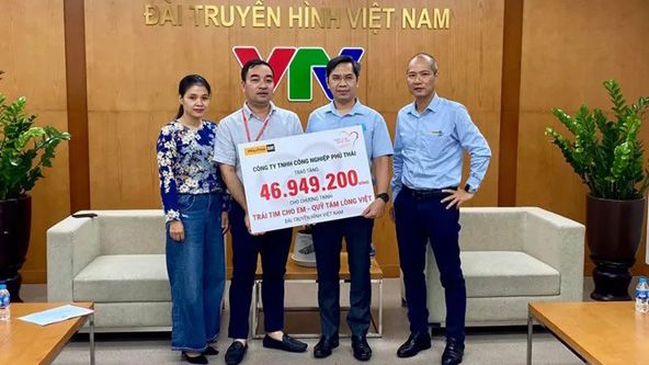 Phu Thai Cat contribute and support the charity fund “Operation Healthy Heart”