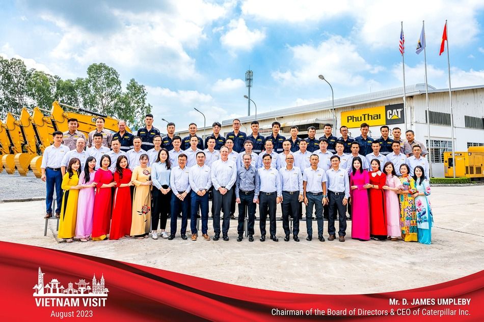 Chủ tịch Hội đồng quản trị kiêm Giám đốc điều hành của Tập đoàn Caterpillar chính thức đến thăm và làm việc tại Việt Nam